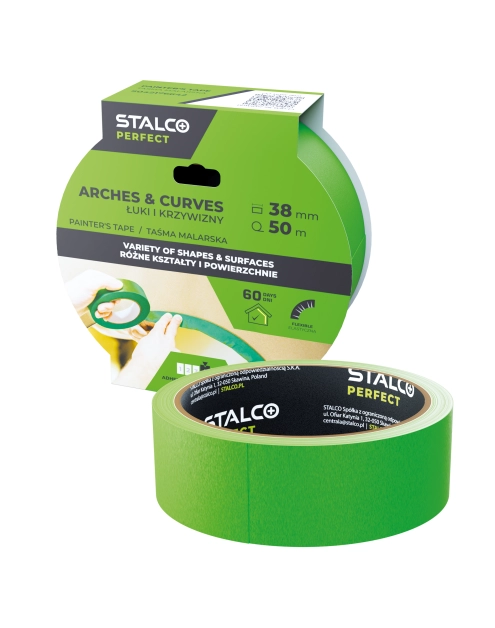 Zdjęcie: Taśma malarska do łuków i krzywizn 30 mm x 50 m PERFECT