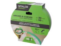 Zdjęcie: Taśma malarska do łuków i krzywizn 30 mm x 50 m PERFECT