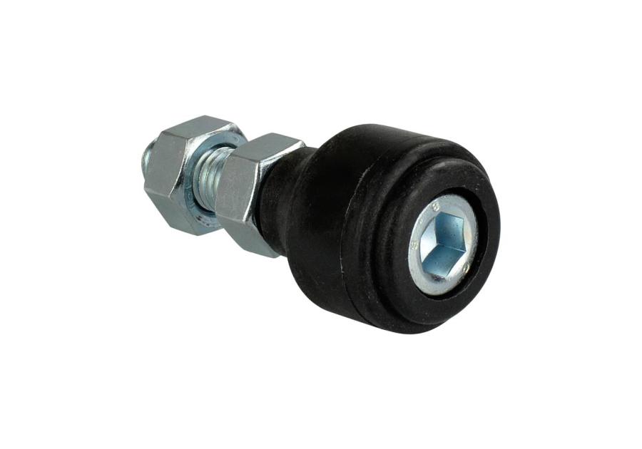 Zdjęcie: Rolka bramowa prowadzącą nylonowa 33 mm czarna METRO