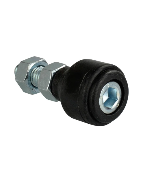 Zdjęcie: Rolka bramowa prowadzącą nylonowa 33 mm czarna METRO