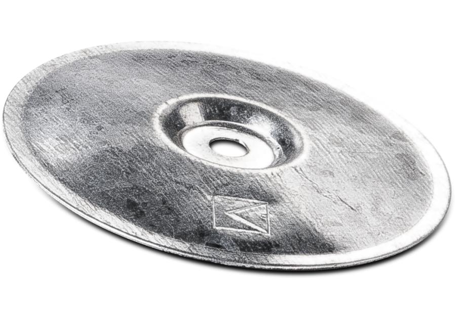 Zdjęcie: Podkładka stalowa okrągła fi zewn. 76 mm, fi wewn. 65 mm alu-cynk RAWLPLUG