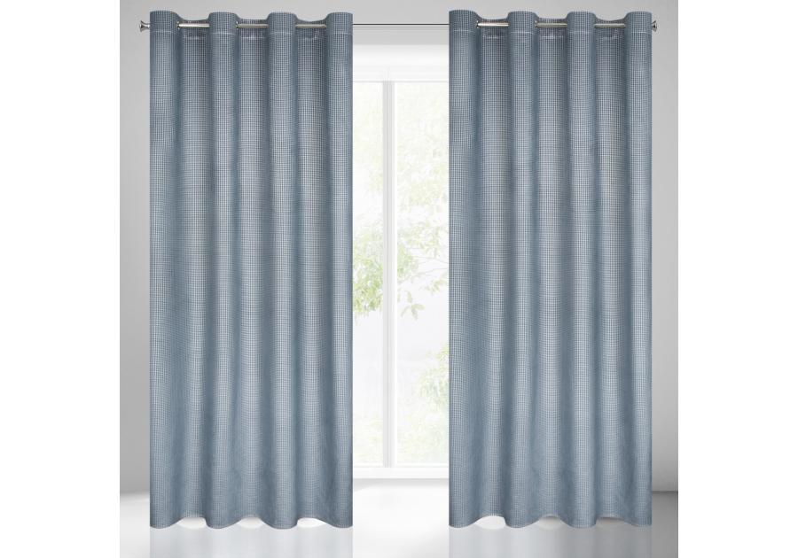 Zdjęcie: Zasłona gotowa Darcy140 x 250 cm granatowy EUROFIRANY