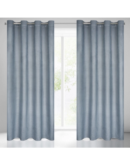 Zdjęcie: Zasłona gotowa Darcy140 x 250 cm granatowy EUROFIRANY