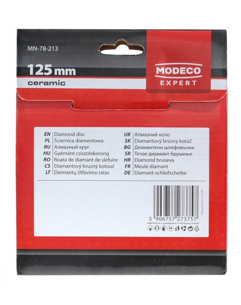 Zdjęcie: Ściernica diamentowa pełna 125 mm RAWLPLUG