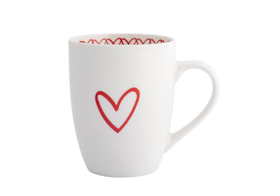 Zdjęcie: Kubek baryłka 340 ml dekoracja heart 1 ALTOM DESIGN