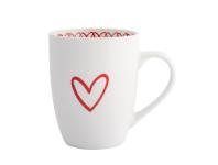 Zdjęcie: Kubek baryłka 340 ml dekoracja heart 1 ALTOM DESIGN