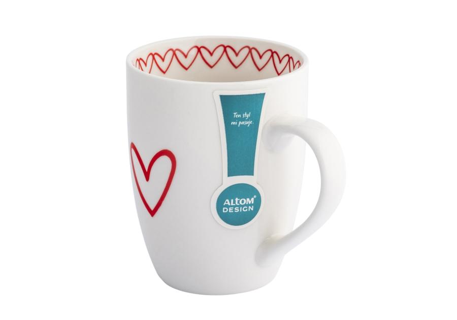 Zdjęcie: Kubek baryłka 340 ml dekoracja heart 1 ALTOM DESIGN