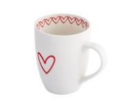 Zdjęcie: Kubek baryłka 340 ml dekoracja heart 1 ALTOM DESIGN