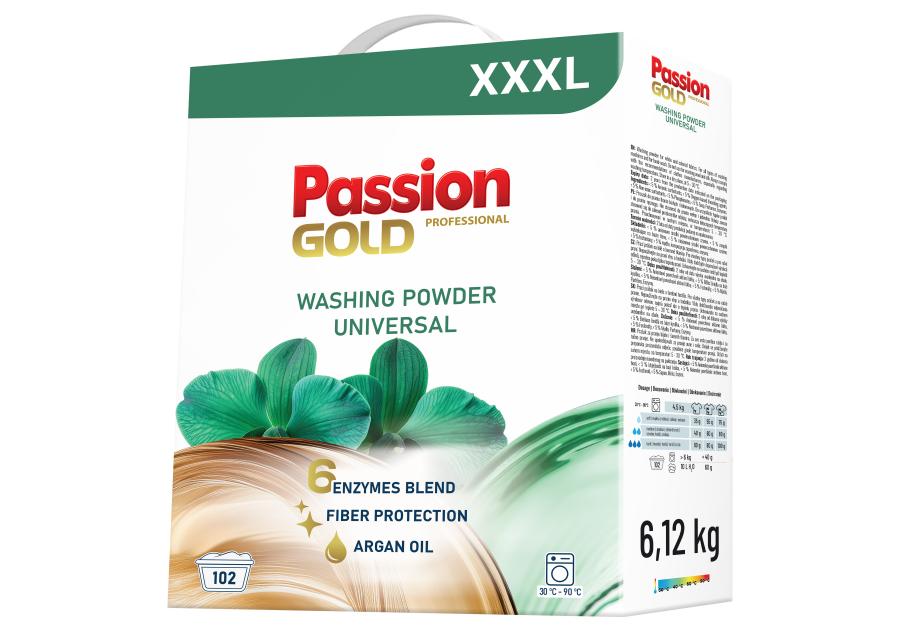 Zdjęcie: Proszek do prania 6,12 kg uniwersalny PASSION GOLD