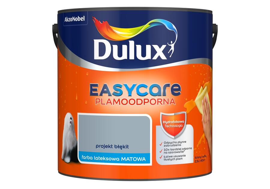Zdjęcie: Farba lateksowa Easy Care projekt błękit 2,5 L DULUX