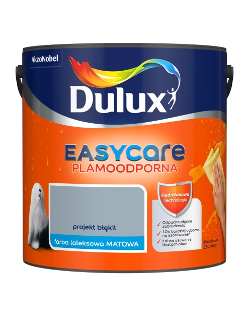 Zdjęcie: Farba lateksowa Easy Care projekt błękit 2,5 L DULUX