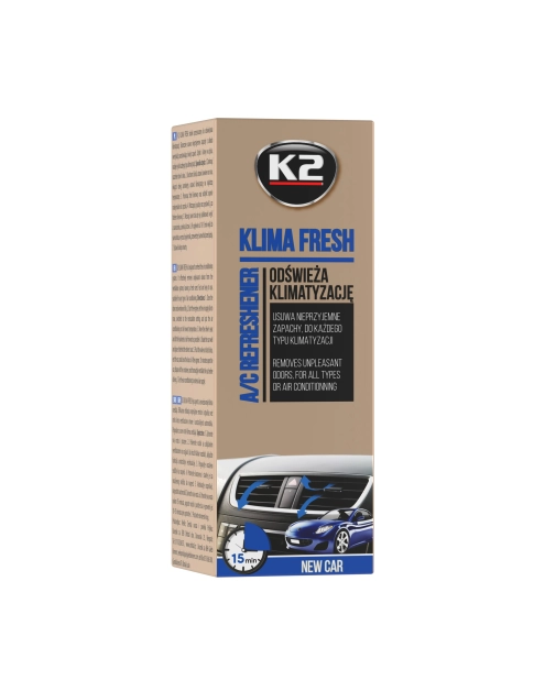 Zdjęcie: Odświeżacz klimatyzacji Klima Fresh New Car 150 ml K2