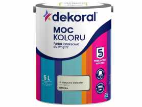 Farba lateksowa Moc Koloru klasyczny alabaster 5 L DEKORAL