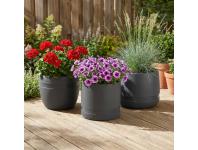 Zdjęcie: Donica Koma walec 310, antracyt LAMELA