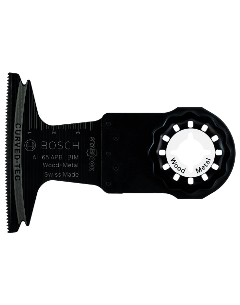 Zdjęcie: Brzeszczot BIM do cięcia wgłębnego AII 65 APB Wood and Metal 40 x 65 mm BOSCH