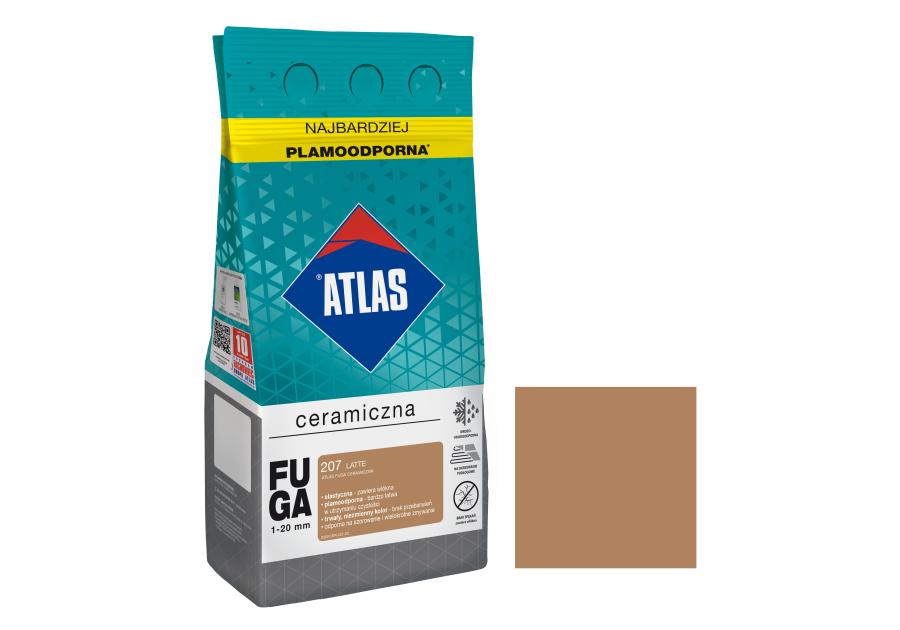 Zdjęcie: Fuga ceramiczna 207 latte, alubag, 5 kg ATLAS