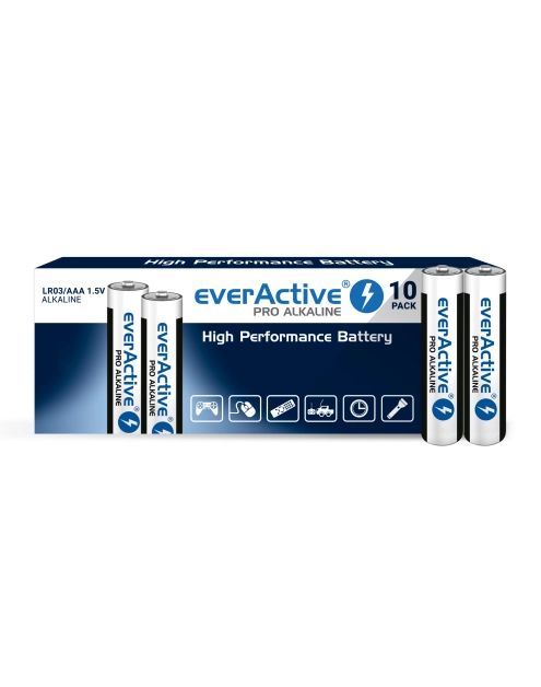 Zdjęcie: Baterie alkaliczne Pro Alkaline LR03 AAA EVERACTIVE