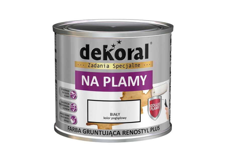 Zdjęcie: Farba gruntująca Renostyl Plus na plamy 0.4 L biała DEKORAL