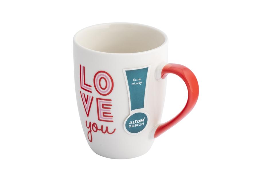 Zdjęcie: Kubek baryłka 340 ml dekoracja love you ALTOM DESIGN