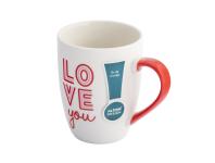 Zdjęcie: Kubek baryłka 340 ml dekoracja love you ALTOM DESIGN