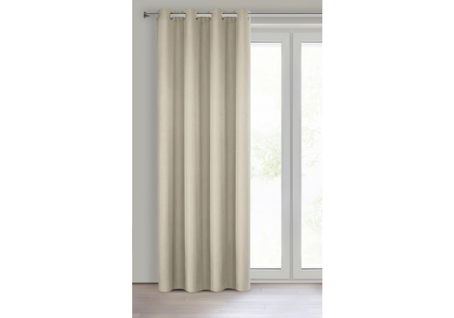 Zdjęcie: Zasłona gotowa Rita 140x250 cm kremowy EUROFIRANY