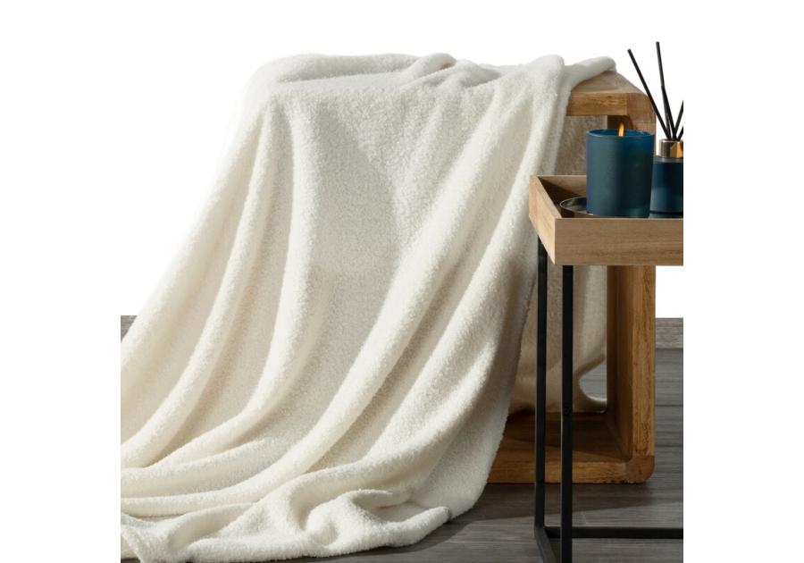 Zdjęcie: Koc kremowy 150 x 200 cm Bukla EUROFIRANY