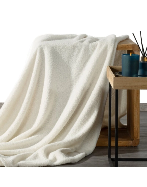 Zdjęcie: Koc kremowy 150 x 200 cm Bukla EUROFIRANY