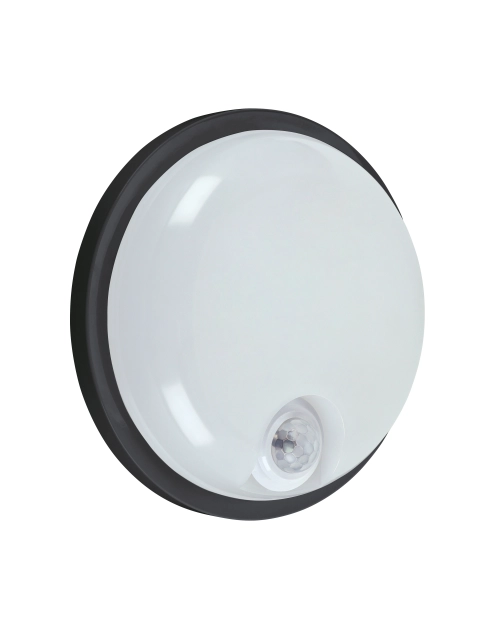 Zdjęcie: Plafoniera z czujnikiem ruchu Elias LED C 15 W NW czarny STRUHM