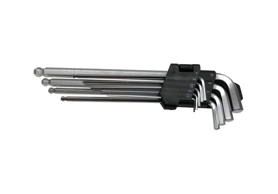Zdjęcie: Zestaw kluczy imbus z kulką 9PCS długie DEGET