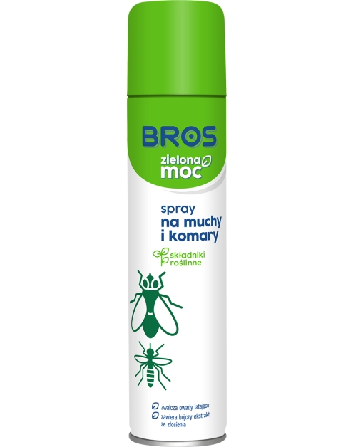 Zdjęcie: Spray na muchy i komary 300 ml zielona moc BROS