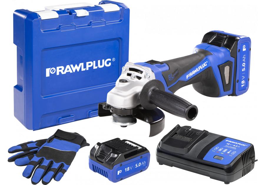 Zdjęcie: Szlifierka kątowa 125 mm 18 V RawlGRINDER RAWLPLUG