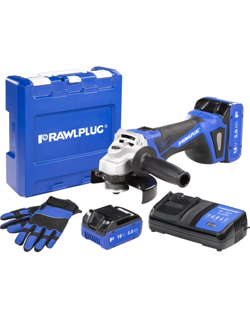 Zdjęcie: Szlifierka kątowa 125 mm 18 V RawlGRINDER RAWLPLUG