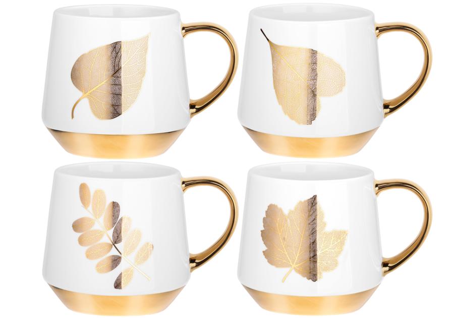 Zdjęcie: Kubek Jungle II 450 ml z porcelany New Bone 71441 Gold Collection RAVI