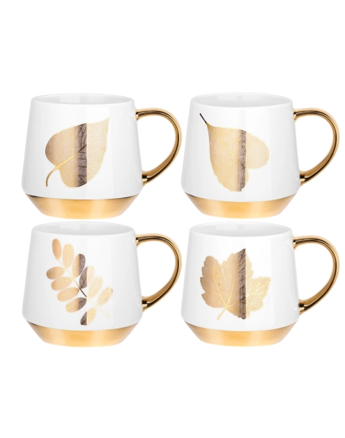 Zdjęcie: Kubek Jungle II 450 ml z porcelany New Bone 71441 Gold Collection RAVI