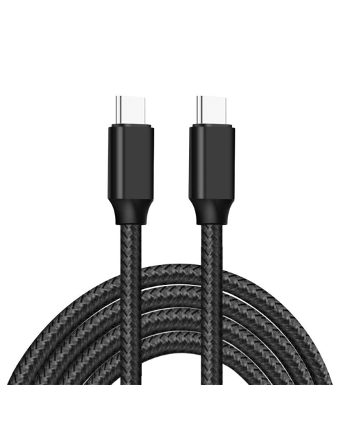 Zdjęcie: Kabel USB 3.0 typ C - typ C czarny 3.1A 1 m VA0036 VAYOX