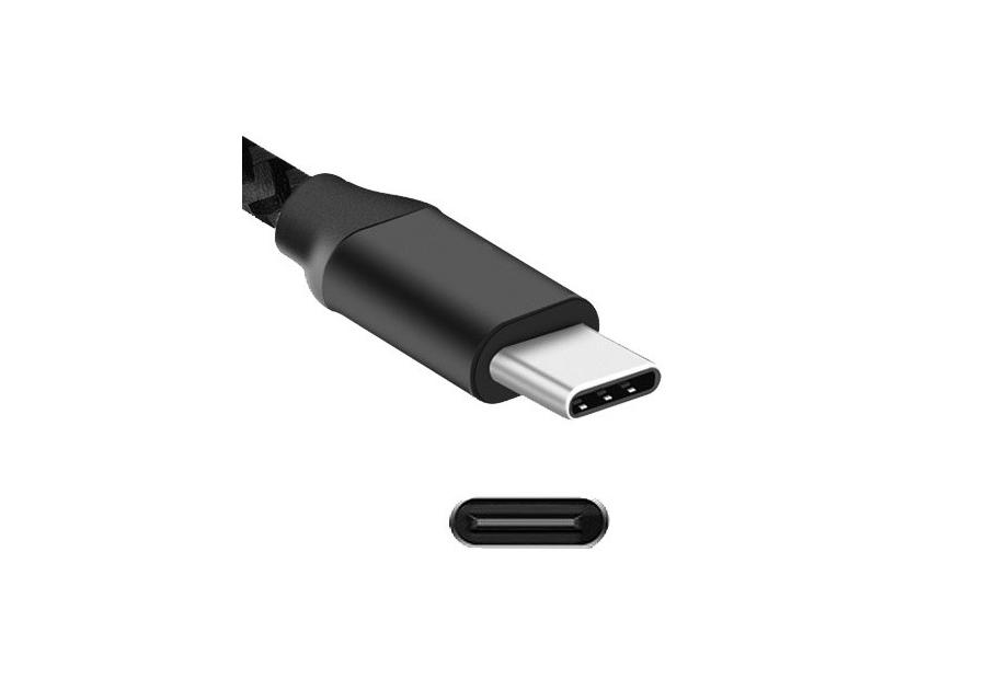 Zdjęcie: Kabel USB 3.0 typ C - typ C czarny 3.1A 1 m VA0036 VAYOX