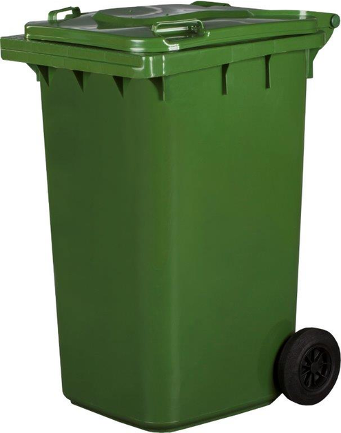Zdjęcie: Pojemnik kosz na śmieci 240 L zielony OŁER