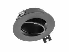 Oprawa punktowa Linto sufitowa 90x29 mm czarna GTV