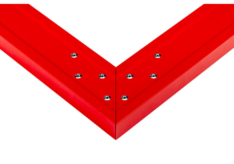Zdjęcie: Kątownica czerwona bez wskaźników  50x80 cm PRO