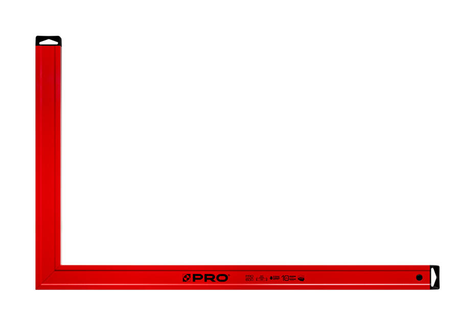 Zdjęcie: Kątownica czerwona bez wskaźników  50x80 cm PRO