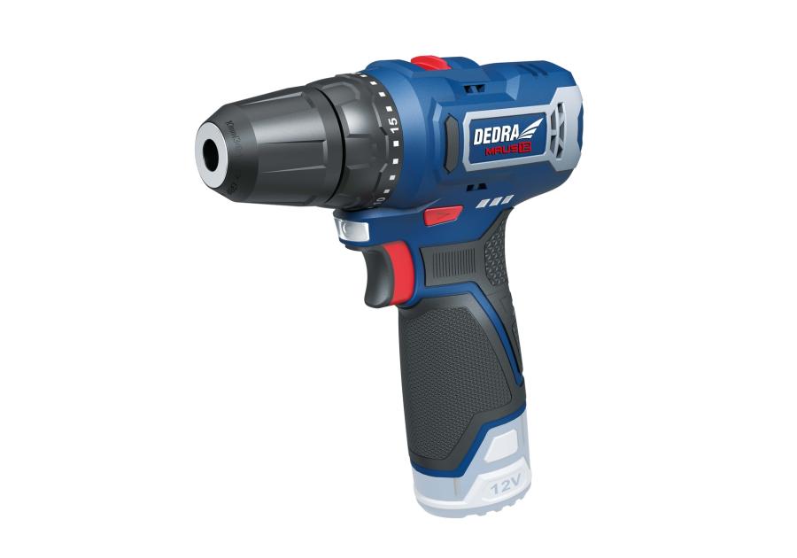 Zdjęcie: Wiertarko-wkrętarka 32 Nm 12 V DEDRA