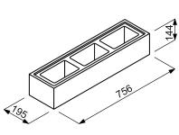 Zdjęcie: Bloczek ogrodzenia Promo BPR19 grey JONIEC