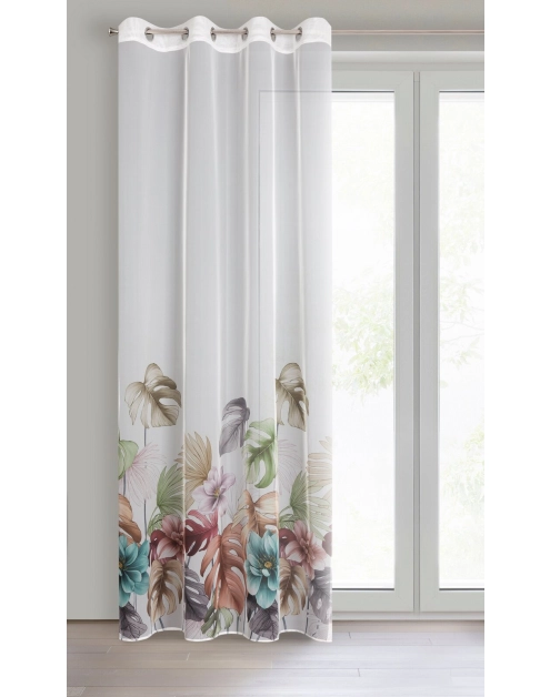 Zdjęcie: Zasłona gotowa Nikola 140 x 250 cm biały EUROFIRANY