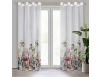 Zdjęcie: Zasłona gotowa Nikola 140 x 250 cm biały EUROFIRANY