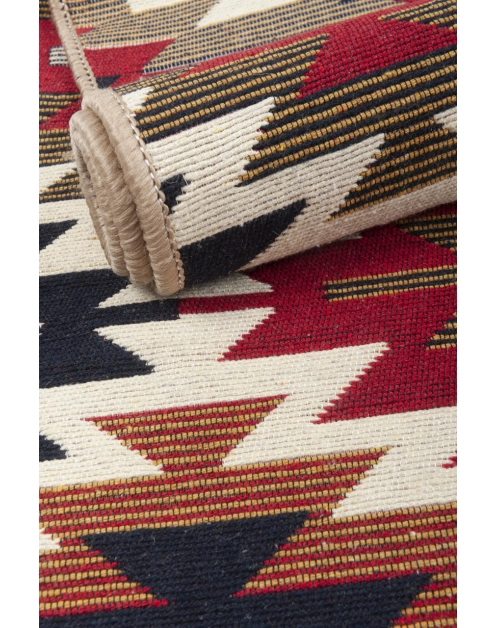 Zdjęcie: Dywan Kilim Gold 80x150 cm aztecki beżowy MULTI-DECOR