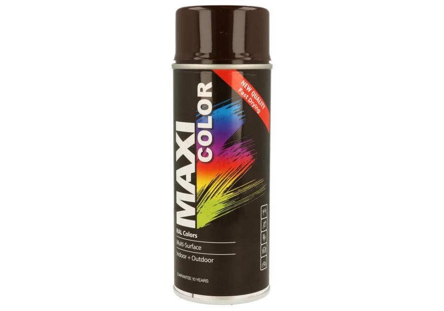 Zdjęcie: Farba w sprayu Maxi Color brązowy połysk EUROPEAN AEROSOLS