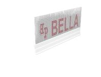 Zdjęcie: Listwa okapnikowa PVC BP1 S L250 6mm do listwy startowej aluminiowej BELLA PLAST