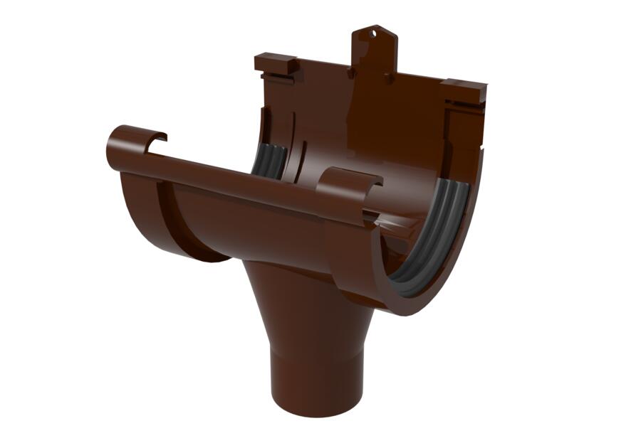 Zdjęcie: Lej spustowy centralny G165 brąz SCALA