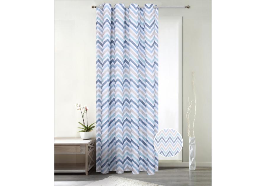 Zdjęcie: Zasłona dekoracyjna Karim 140x250 cm CKR/LASHER