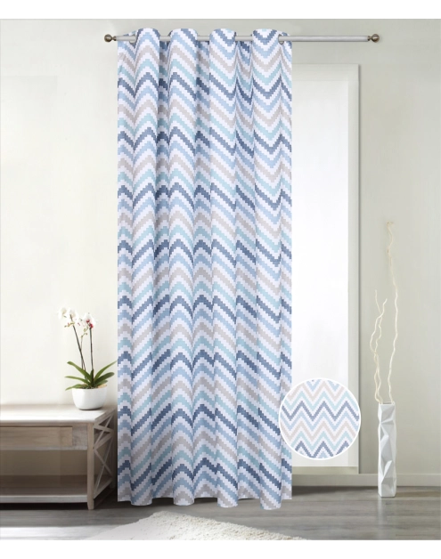 Zdjęcie: Zasłona dekoracyjna Karim 140x250 cm CKR/LASHER